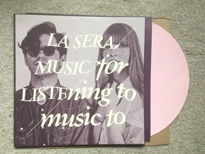 La Sera Music for Listening to Music to Ltd Ed Pink Vinyl LP 2016 Vivian Girls