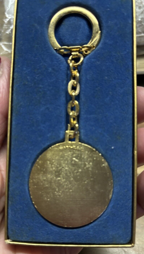 Portachiavi elefante fortunato Hit USA vintage raro oro argento ciondolo 3D NUOVO - Foto 2 di 2