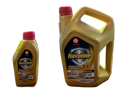 TEXACO HAVOLINE PRO DS M SYNTHETISCHES ÖL SAE 5W30 BENZIN & DIESEL TEXACO ÖL ...