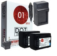 2x 2200 mAh Replacement Canon BP-718 Batteries and Charger Canon HF R600 BP718