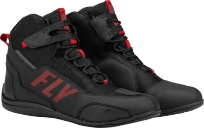 Fly Racing M21 Riding Shoe (2022) Black/Red Size 10