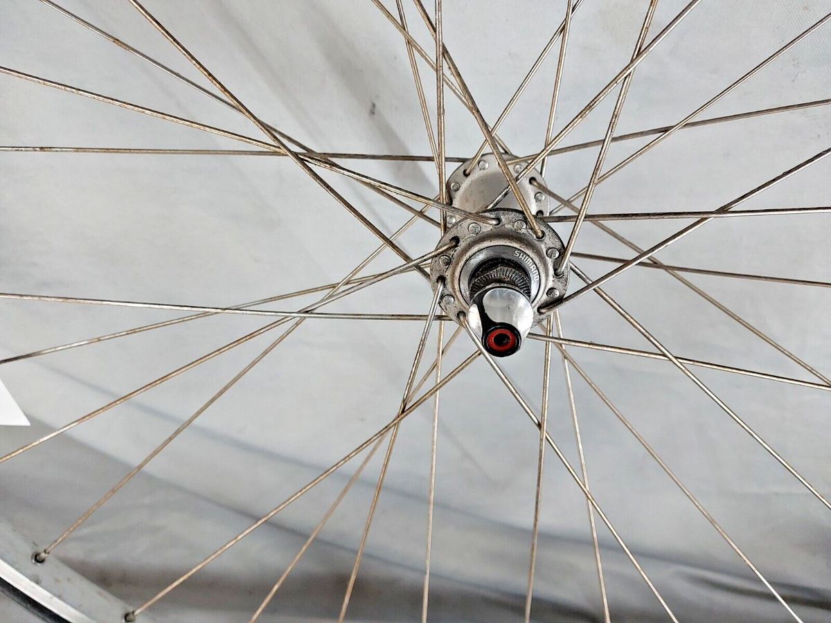 Roue Avant Vélo Route Shimano 105 700c HB-1055 - Occasion, 32 Rayons, Jante Alu