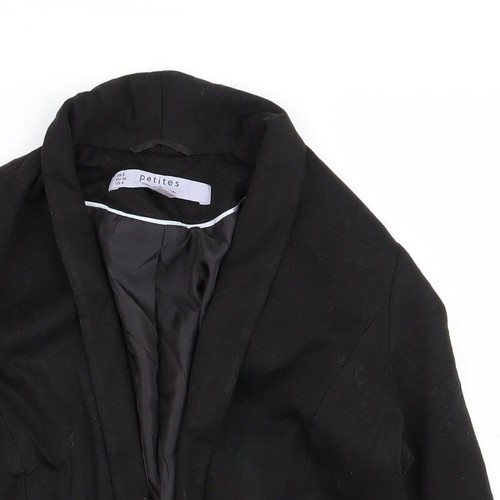 Miss Selfridge Womens Black Polyester Blend Blazer Size 8 - Picture 4 of 12
