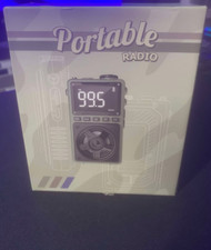 Bluetooth AM FM Shortwave Radio with NOAA Weather Alert,1250Mah Rechargeable Por