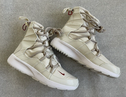 NIKE TANJUN HIGH RISE WOMEN'S BOOTS PHANTOM RED SAND AO0355 005 SIZE 8.5 NO LID - Picture 5 of 9