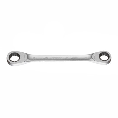 Gedore 2306816 4 R 17x19 Flat ring ratchet spanner 17x19 mm