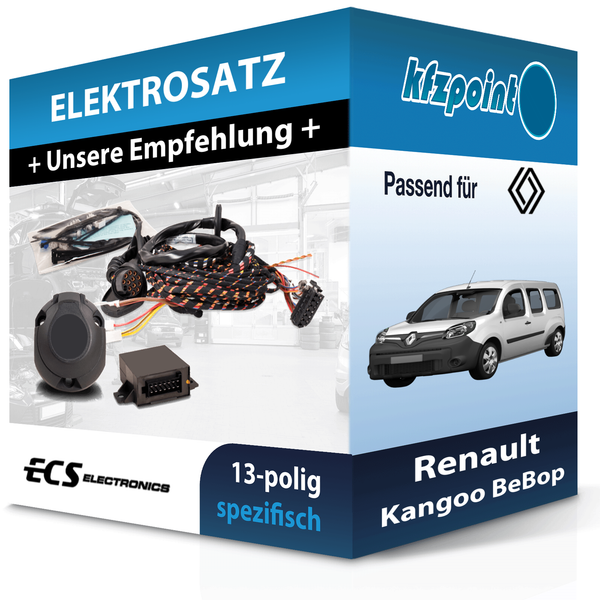 für Renault Kangoo Bebop 03.2009-Jetzt ECS E-Satz 13Polig Fahrzeugspezifisch FP-image