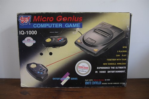Vintage Family Game Clone Micro Genius IQ-1000 Rare Famiclone Bootleg - 第 1/15 張圖片