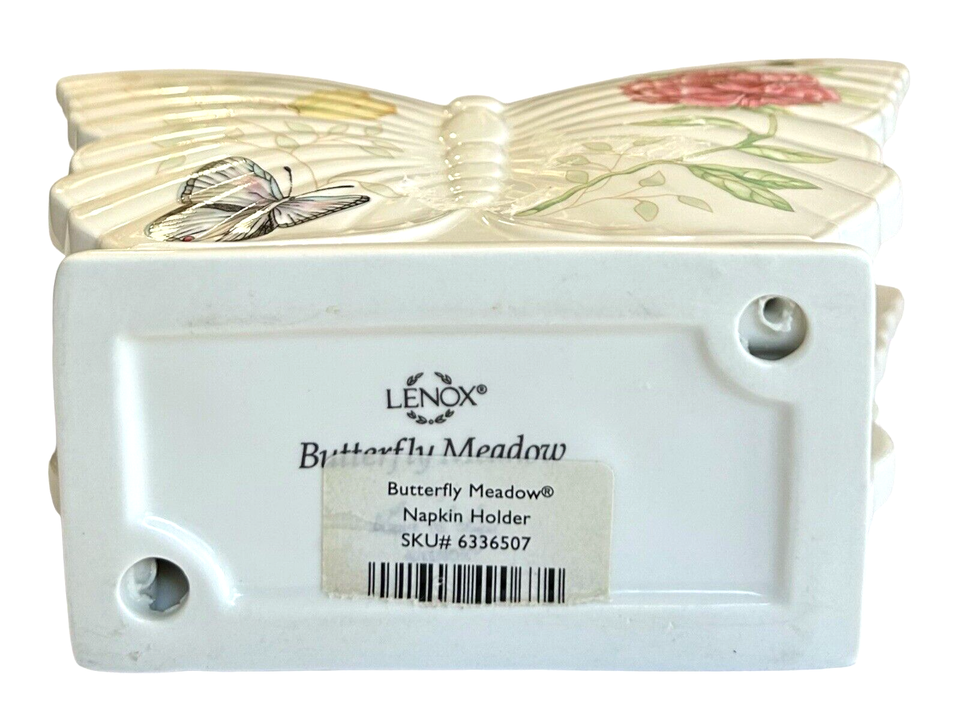 Beautiful Lenox BUTTERFLY MEADOW Napkin Holder eBay
