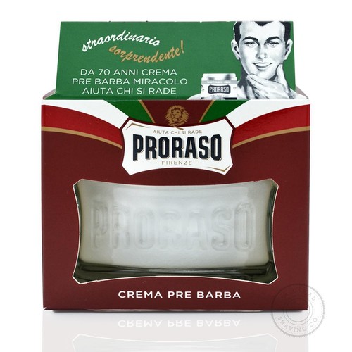 PRORASO Pre/Post Shave Cream Red Sandalwood & Shea 100ml 3XPACK TRIO TRIPLE - Picture 3 of 4