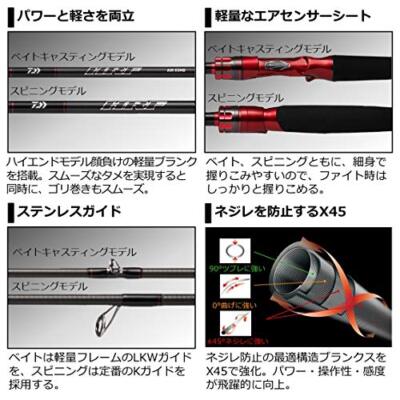 Daiwa Fishing Rod Rod 21 HRF (Hard Rock Fish) Air 83MB / N for 