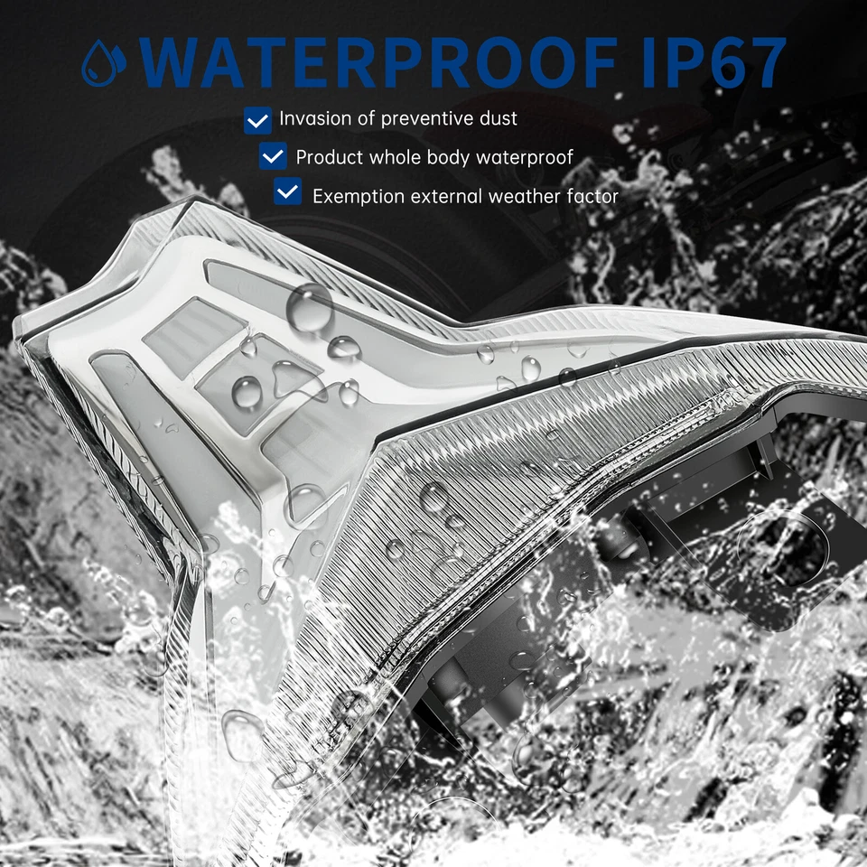 LED Integrated Brake Stop Tail ight Turn Signal For Kawasaki Ninja 400 2018-2023 - Image 4 of 4