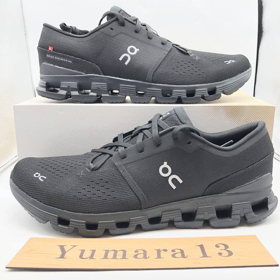 On Men's Cloud X 4 Black Eclipse Training Shoes 3ME30040106 Men's Size image 3