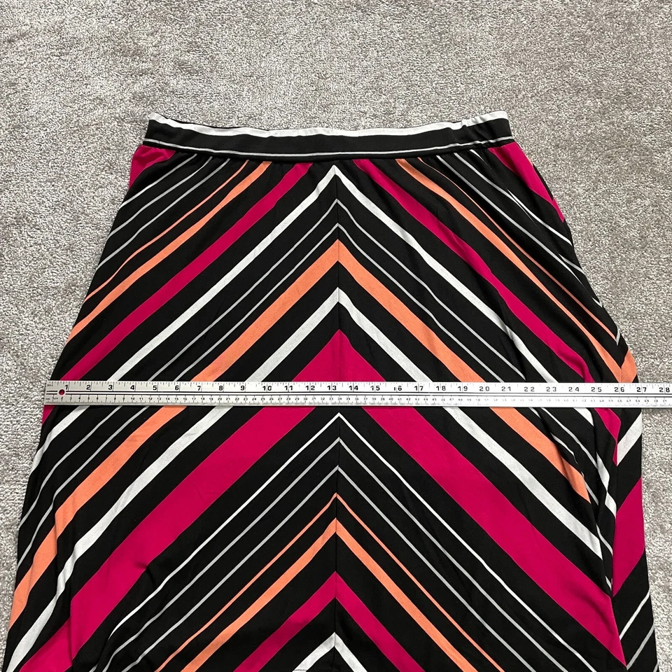 Faded Glory Pointed Hems Dress Womens Plus 2X 18W-20W Pink Striped Soft Ladies - Image 4 of 4