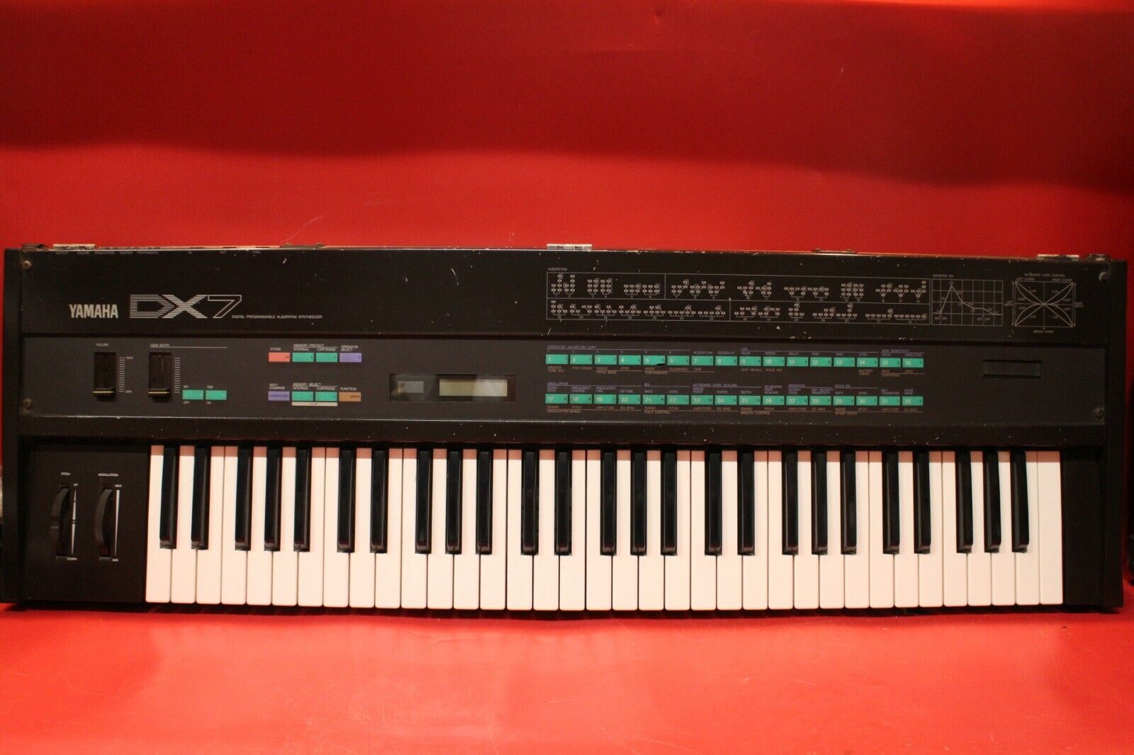 USED Yamaha DX 7 Synthesizer Keyboard DX7 Worldwide shipment U1289 210121