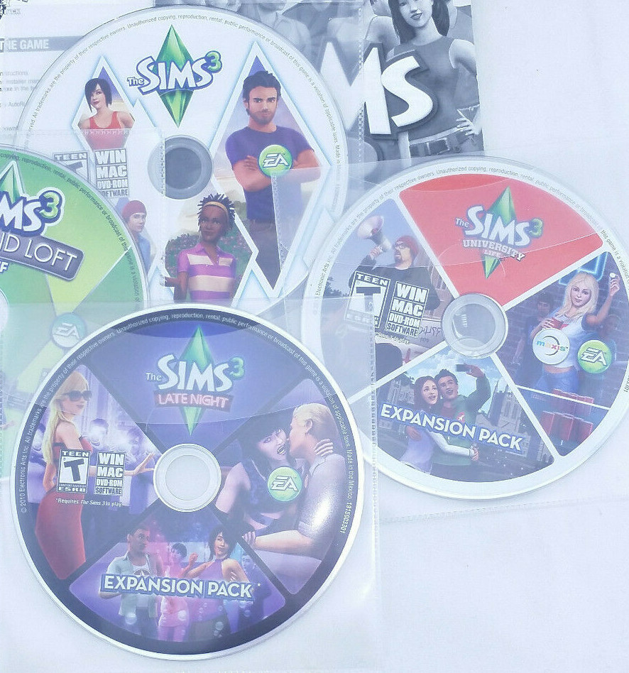Sims 3 w/ Expansion Packs PC University Late Night High End Loft | eBay