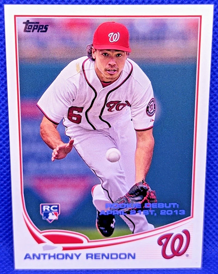 ANTHONY RENDON 2013 Topps Update ROOKIE DEBUT #US233 RC Washington NATIONALS - Image 2 of 3
