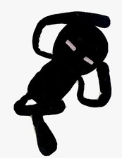 Minecraft Mojang Jinx Black Enderman 11" Plush Stuffed Animal Toy Gamer Soft