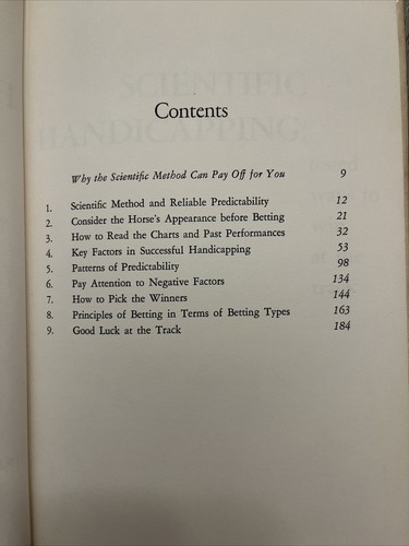 Scientific Handicapping Ira S. Cohen George Stephens 1963 Betting Horse Races - Bild 9 von 10