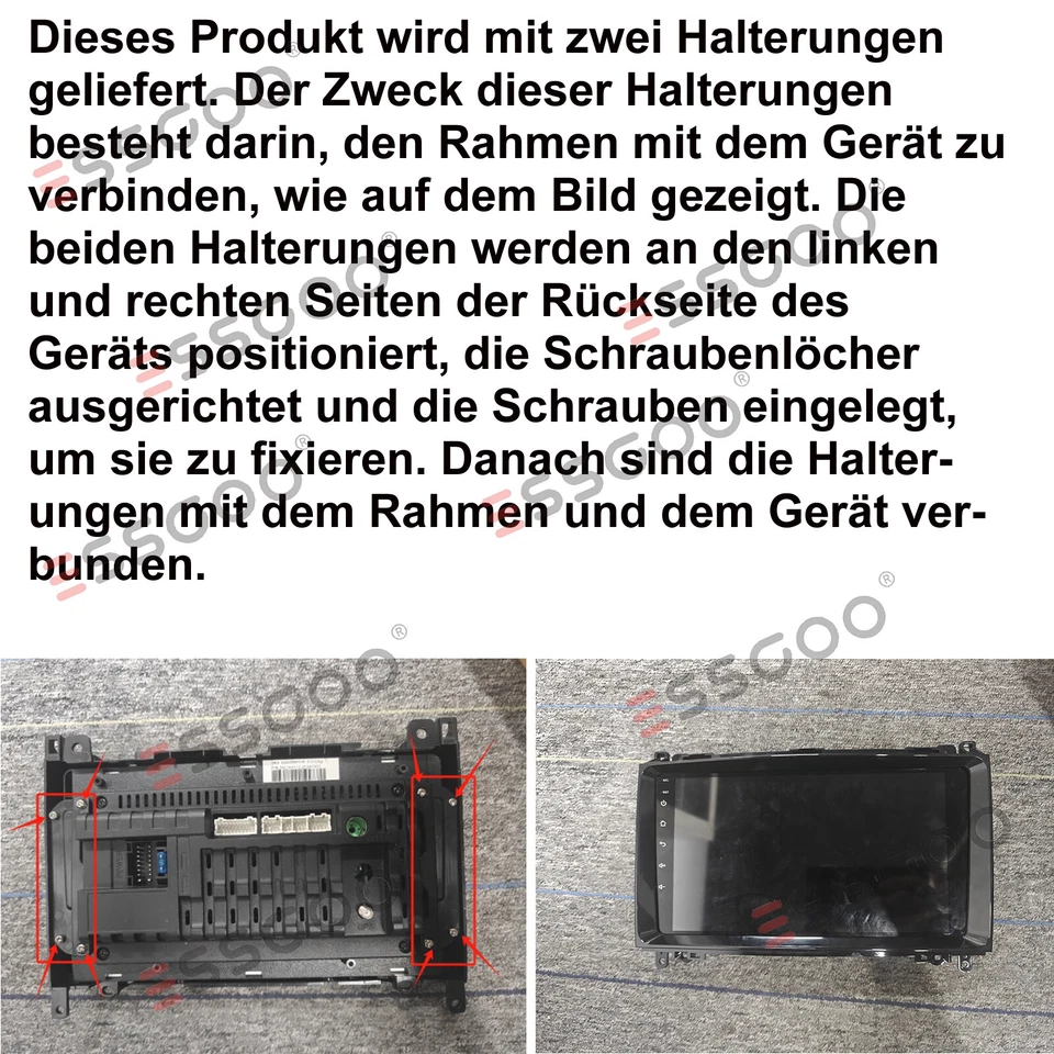 Per Mercedes-Benz A/B Klasse/Vito W169 W639 W245 Autoradio KAM Carplay Android13 - Immagine 3 di 4