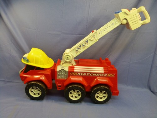 Giant Matchbox Hero Hauler Steer-N-Store Fire Truck Large Push Walk Behind Toy - Picture 9 of 17