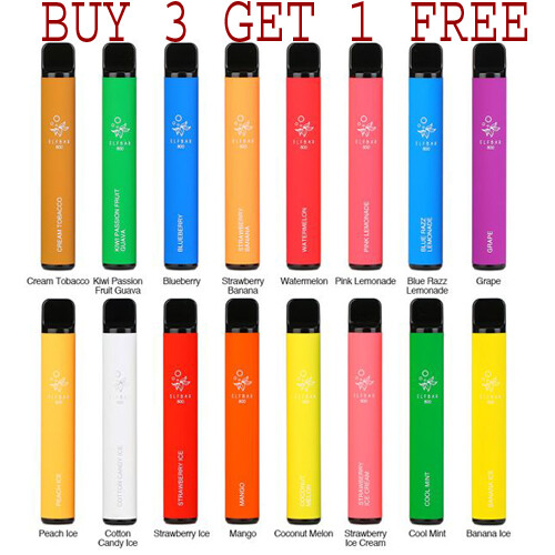 ELF BAR DISPOSABLE VAPE Pod Device All Flavours 600 Qatar Ubuy