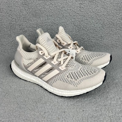 Adidas UltraBoost 1.0 Mens 9 Shoes White Cream Chalk Boost Retro LTD 2018 !