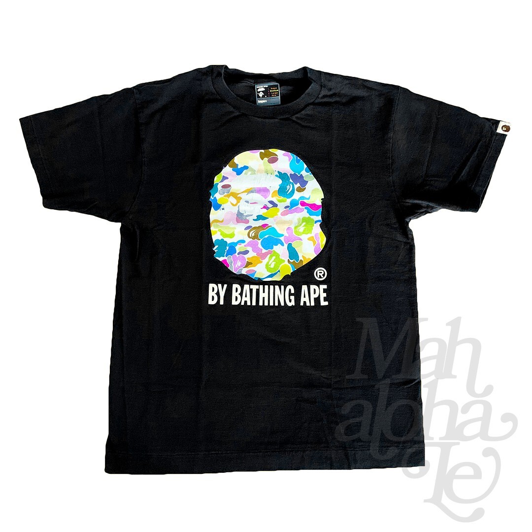 A BATHING APE MULTI CAMO HEAD TEE bape bbc japan kanye nigo