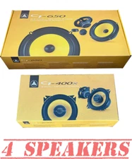 JL Audio C1 6.5" Component Car Speakers 150W & C1 4" coaxial Speakers 105 Watts