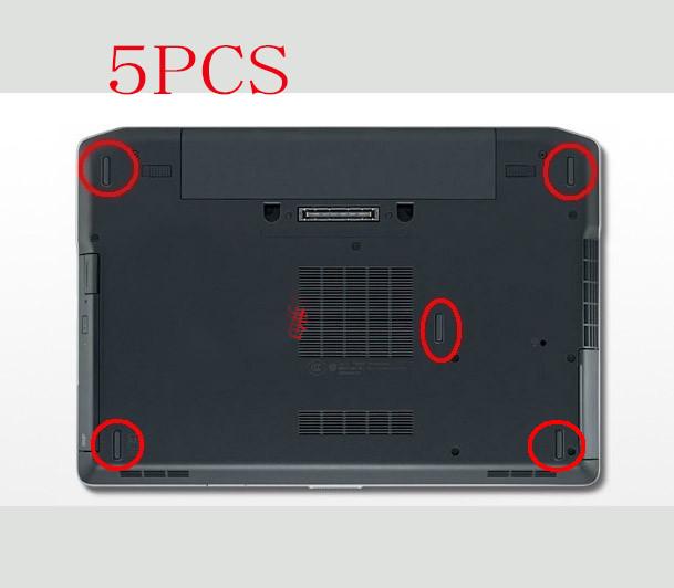 5PCS Rubber Feet Foot for Dell LATITUDE E6420 E6430 E6220 E6330 E6320