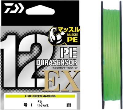 DAIWA PE Linie UVF PE DURA Sensor 12 Geflecht EX+Si3 Limettengrün LB Wählen