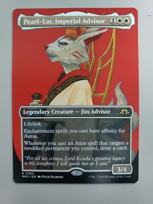 MTG Pearl-Ear, Imperial Advisor Modern Horizons 3 0363 Portrait Rare | eBay MTG Pearl-Ear, Imperial Advisor Modern Horizons 3 0363 Portrait Rare | eBay