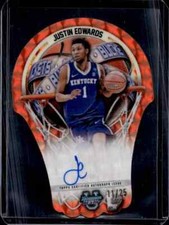 2023-24 Bowman Best U Justin Edwards U Buckets Auto Geom Orange Refractor #11/25