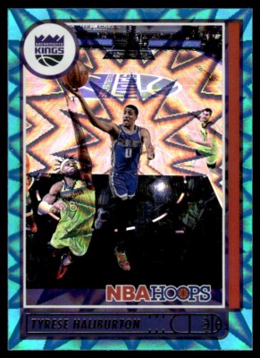 2021-22 Hoops Teal Explosion Tyrese Haliburton Sacramento Kings #108