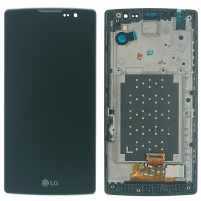 LG Optimus Spirit 4G H440 N Display Modul LCD Glas Scheibe Rahmen Gehäuse gold