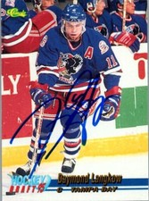 1995 -Daymond Langkow- Classic Autograph/Signed/Auto Hockey Card #5 Lightning