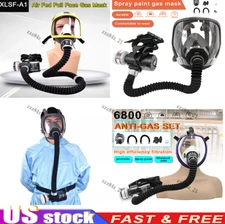 Workplace Safety Protective Gas Mask Electric Constant Flow Supplied Air Fed