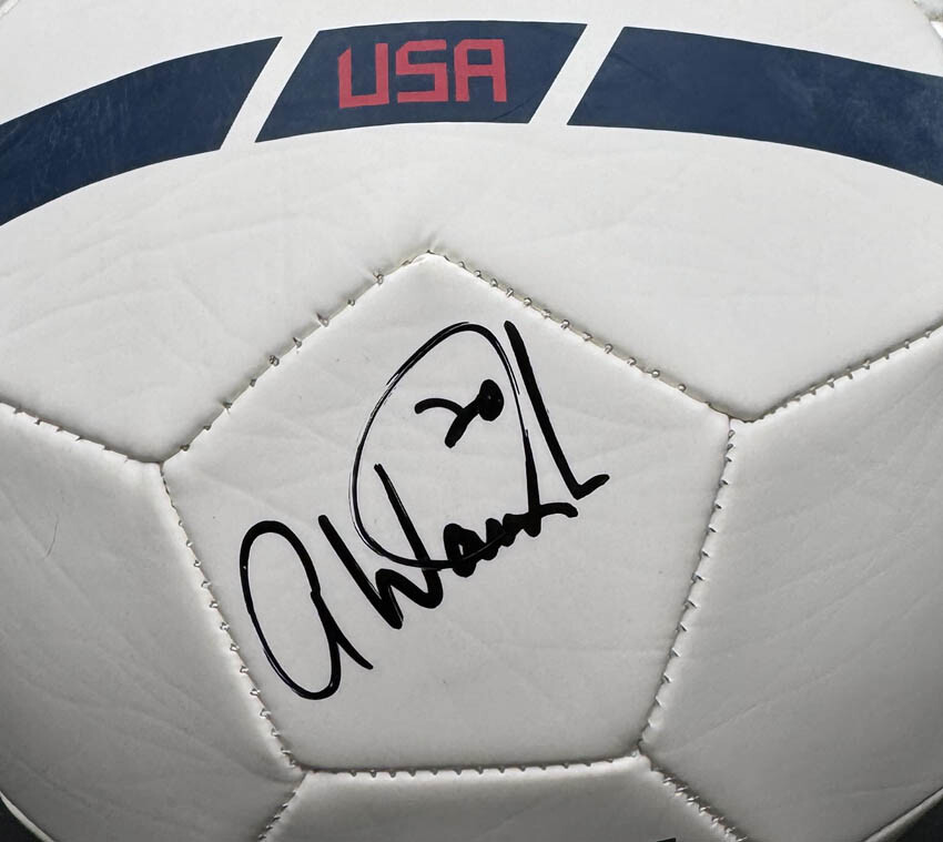 Abby Wambach SIGNED Team USA Soccer Ball Legend Olympics ITP PSA