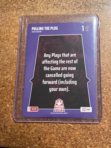 2024 Bo Jackson Battle Arena # PL-70 Pulling The Plug