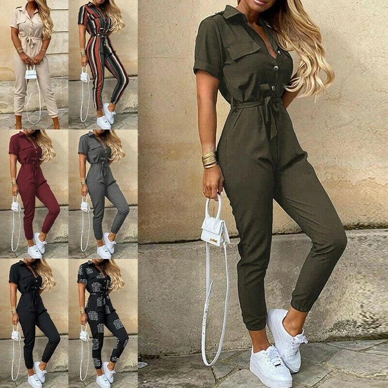 Women's Casual Loose Jumpsuit