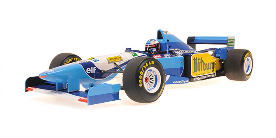 Minichamps 1:12 BENETTON RENAULT B195 MICHAEL SCHUMACHER WORLD CHAMPION 1995 - Immagine 3 di 4