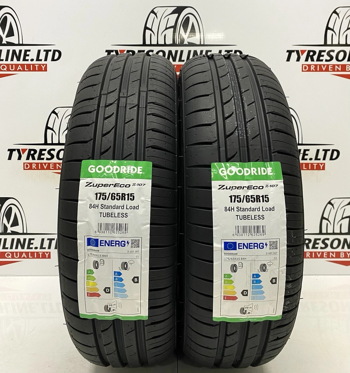 2 X 175 65 15 GOODRIDE 175/65R15 84H BRAND NEW 