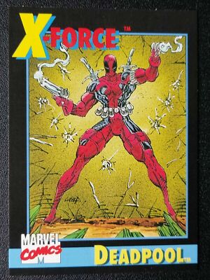 1991 Impel Deadpool Rookie Promo Card Rare Marvel X-Force