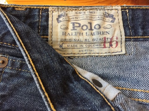 POLO Size 16 JEANS Ralph Lauren Premium Dark Blue Denim Boys Slim fit 29”x 28” - Picture 2 of 9