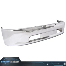 For Ram 1500 2013-2024 Chrome Front Bumper Face Bar w/o Fog Light & Sensor Holes