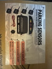 New 4 Parking Sensors LED Display Car Reverse Backup Radar System