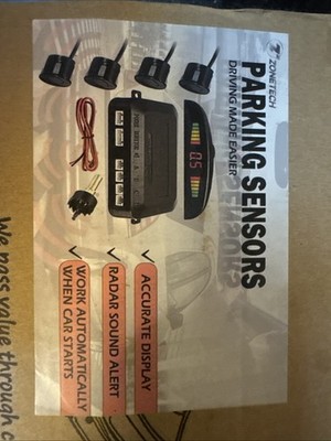 New 4 Parking Sensors LED Display Car Reverse Backup Radar System