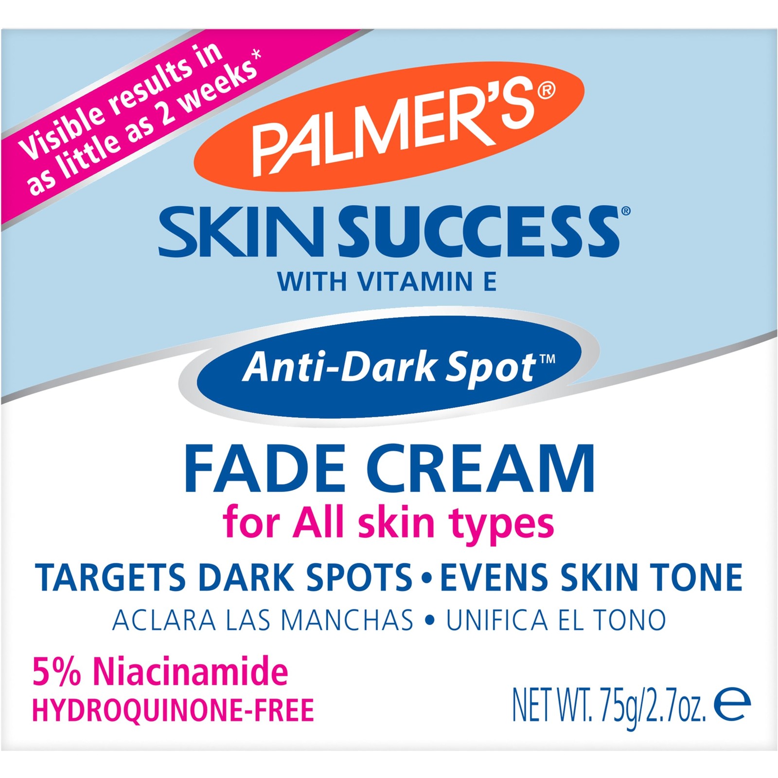Skin Success Anti-Dark Spot Fade Cream with Vitamin E and Niacinamide Helps R...