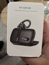 Bluetooth Headset, Wireless Bluetooth Earpiece with Dual-Mic  Noise Canceling