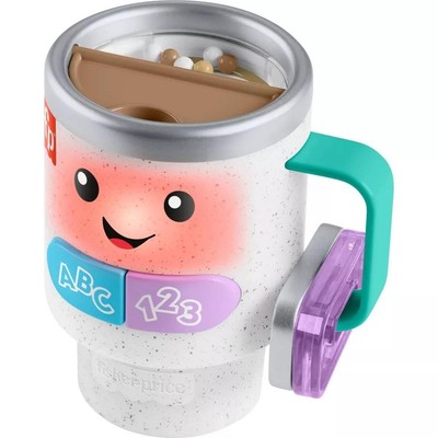 Fisher Price Laugh Learn Wake Up Coffee Mug Interactive Toy for Babies Toddlers